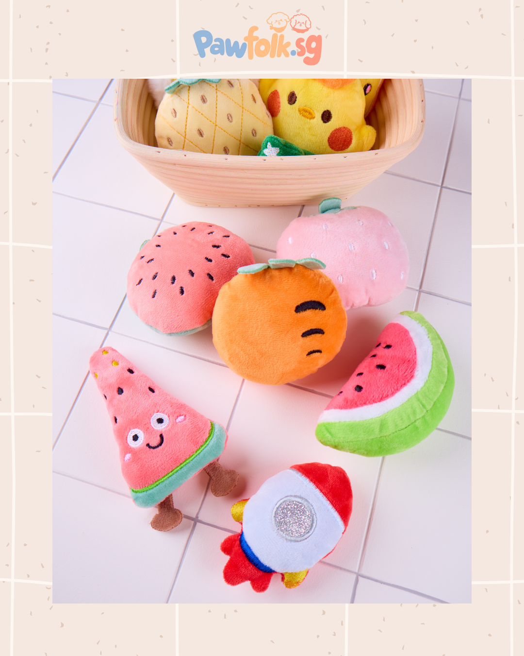 Dog squeaky chew toys