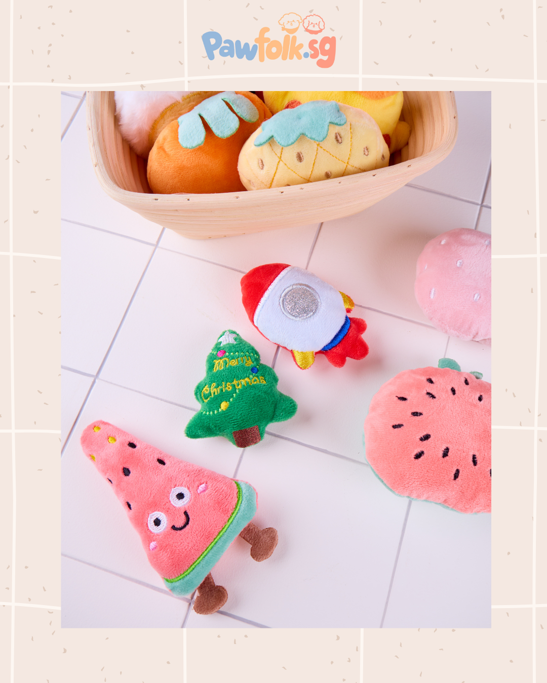 Dog squeaky chew toys