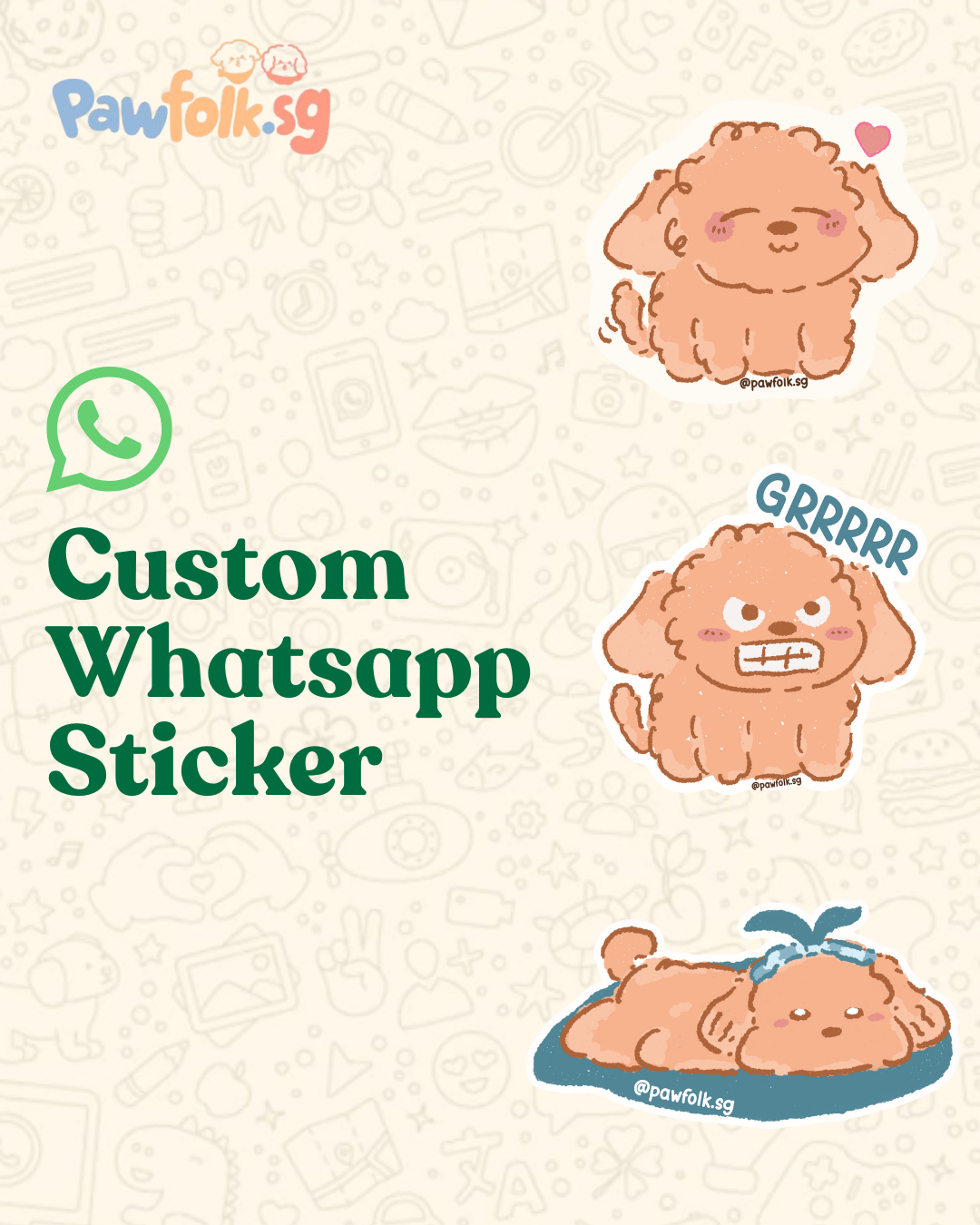 Custom Pet WhatsApp Stickers