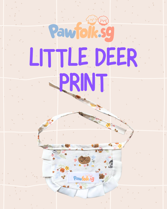 Assortment Pet Bib Little Deer Print