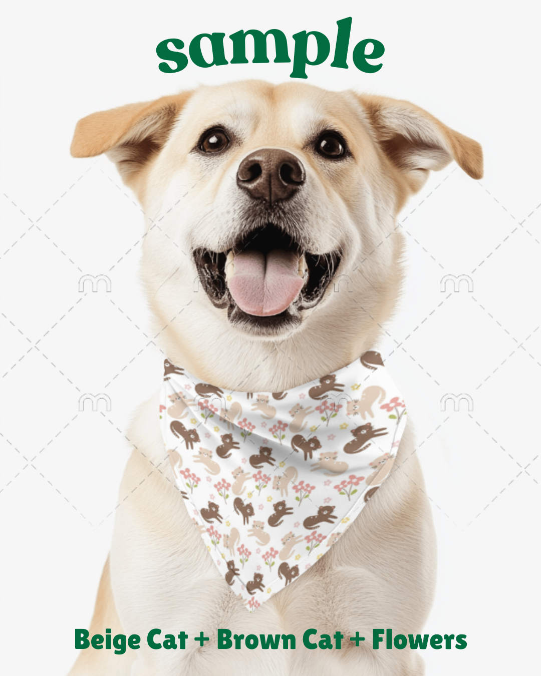 Customizable Pet Bandana for Barkday party goodie bags MOQ from 15 pieces