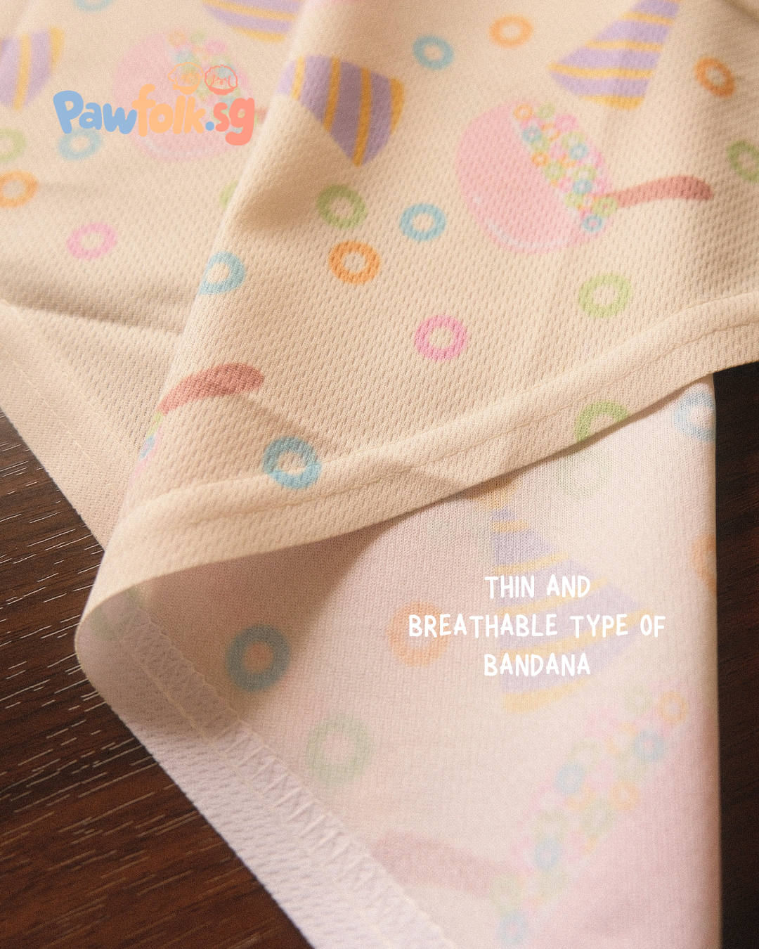Customizable Pet Bandana for Barkday party goodie bags MOQ from 15 pieces