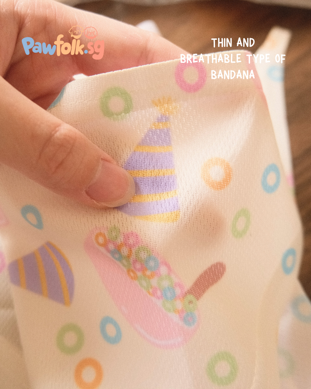 Customizable Pet Bandana for Barkday party goodie bags MOQ from 15 pieces