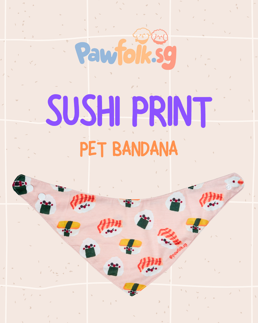 Sushi Pet Bandana Style - 018