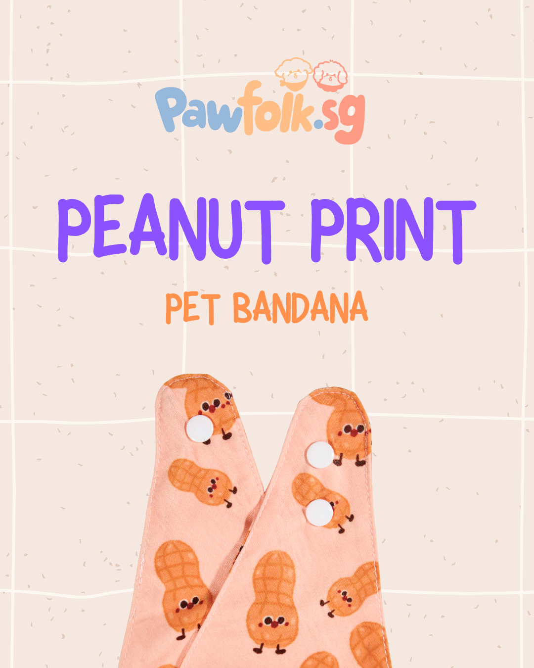 Peanut Pet Bandana Style - 020