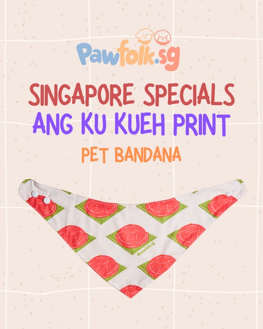 Singapore Edition: Ang Ku Kueh Pet Bandana Style - 015