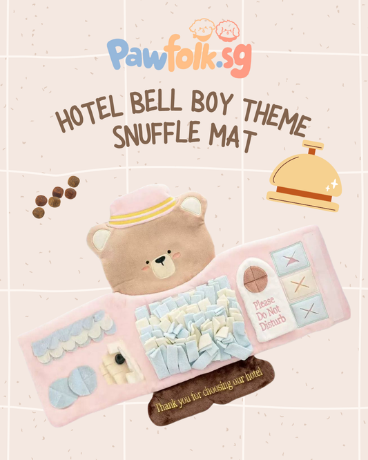 Hotel Bell Boy Theme Pet Snuffle Mat