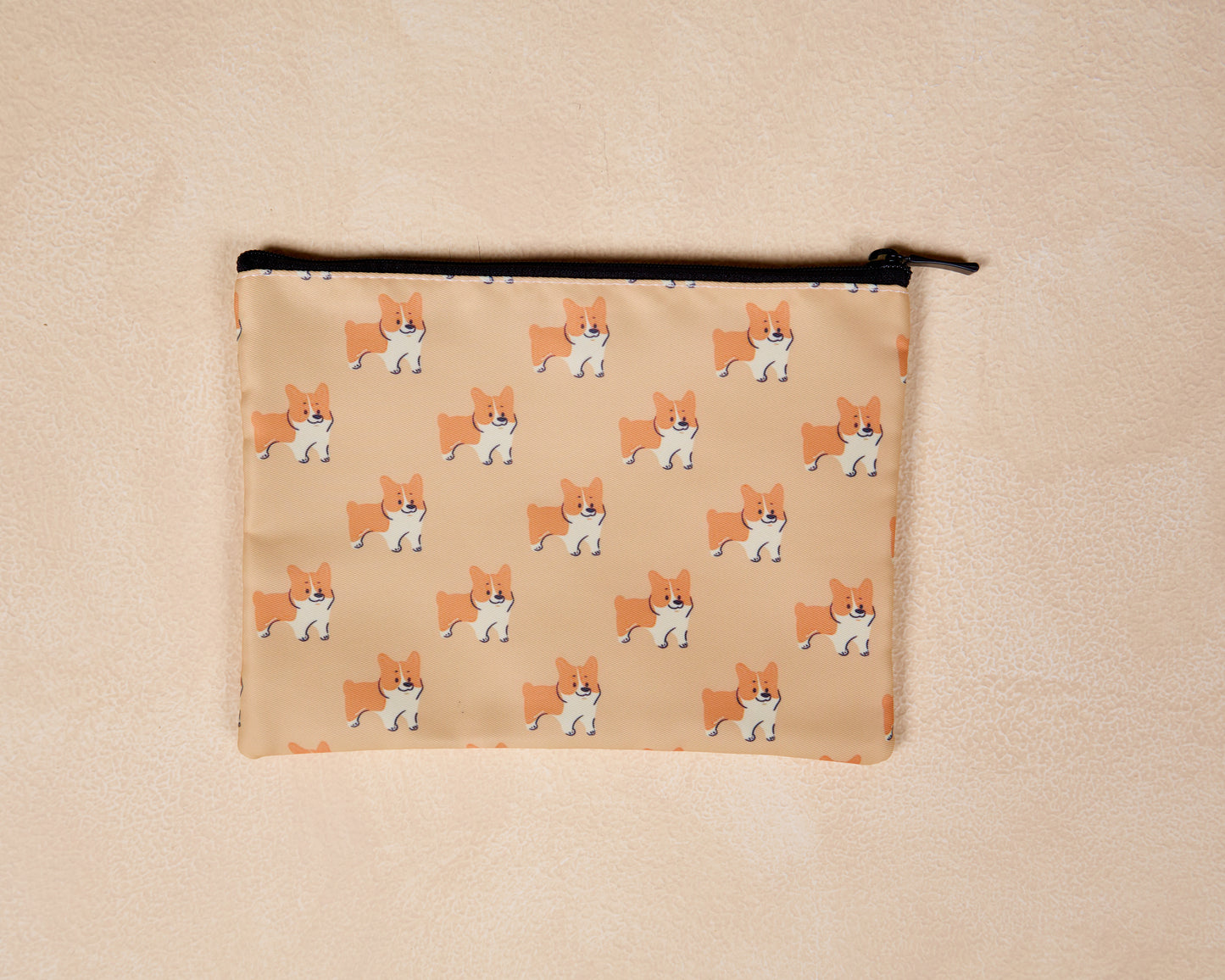 Corgi Print Essential Zip Pouch - Style 005